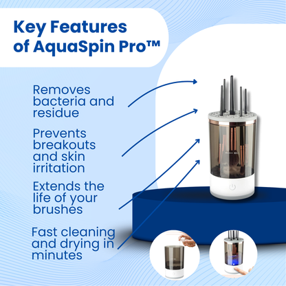 AquaSpin Pro™ - Makeup-Pinselreiniger