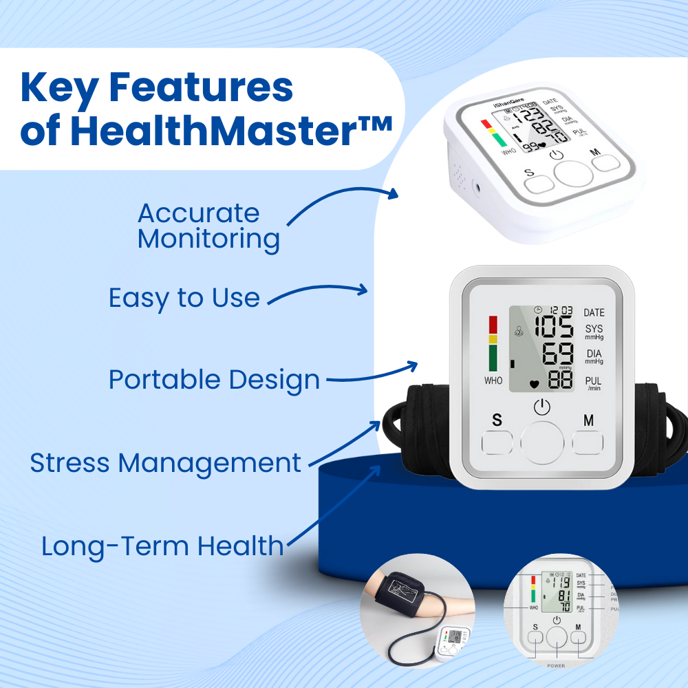 HealthMaster™ - Blood Pressure Monitor