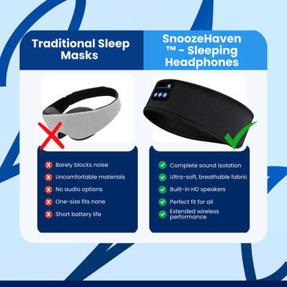 SnoozeHaven™ - Sleeping Headphones