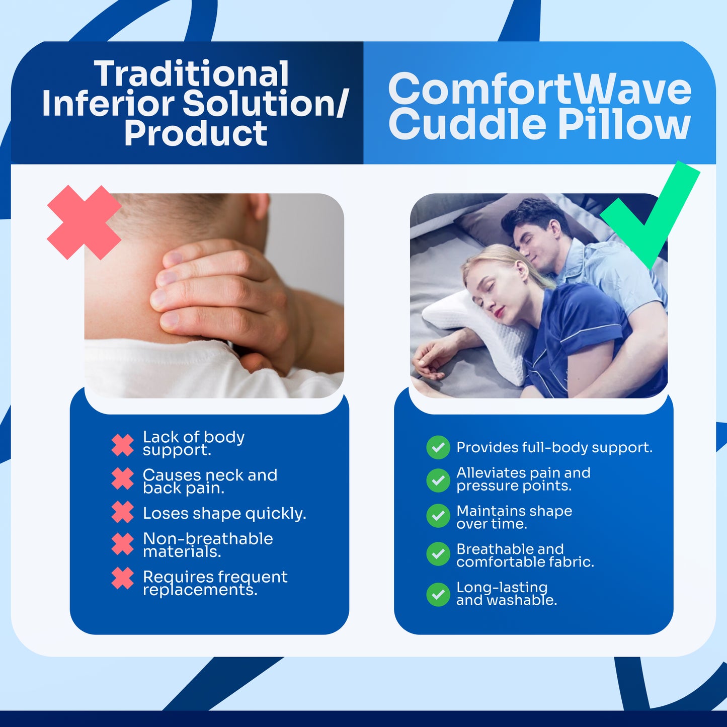 ComfortWave™ Kuschelkissen