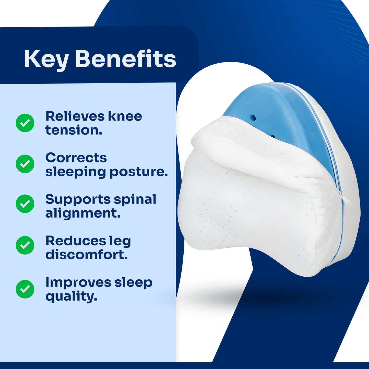 SoloSoothe™ Orthopedic Knee Pillow