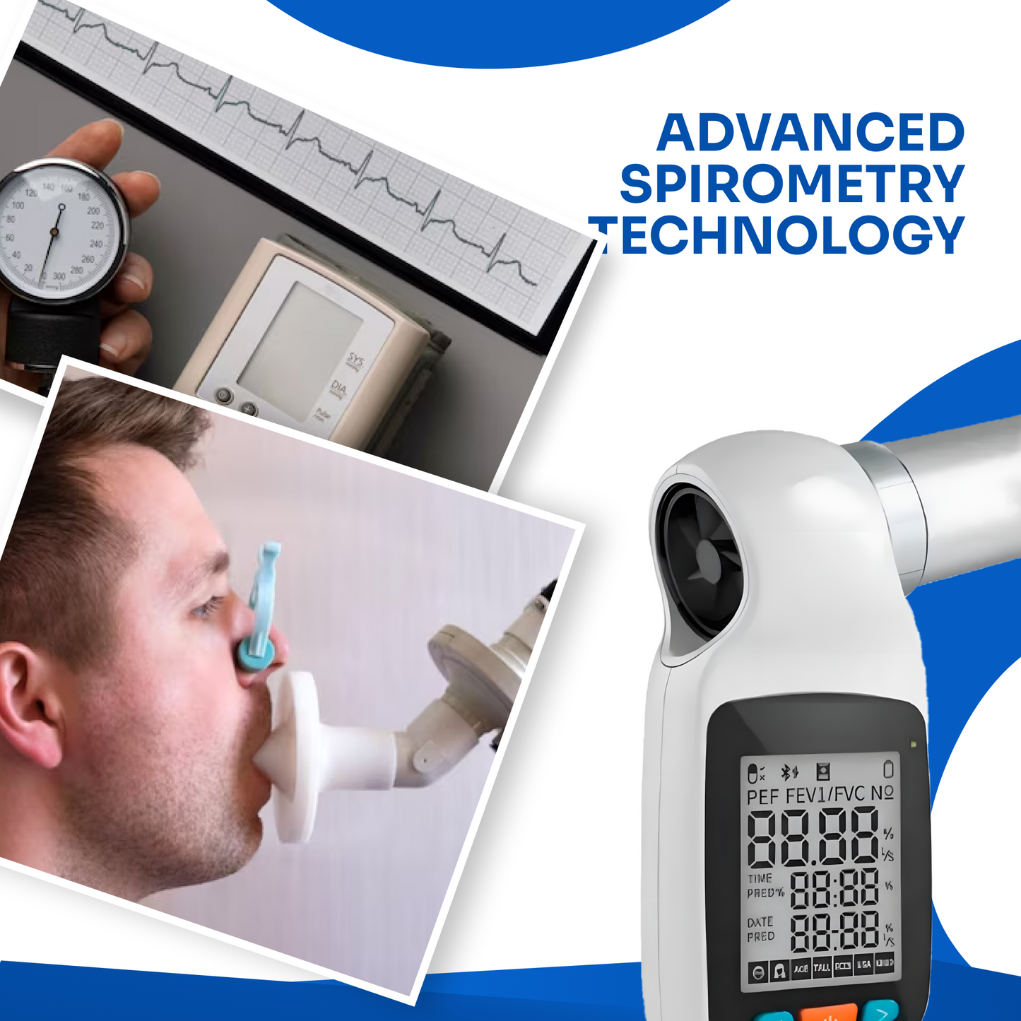 BreathMonitor Pro™ Spirometer