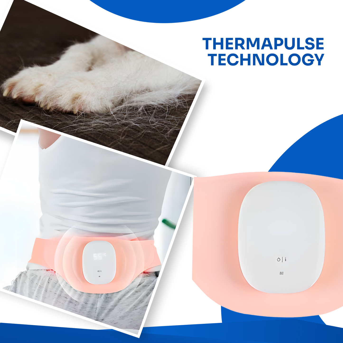 PulseEase™ - Menstrual Heating Pad & Period Cramps Relief