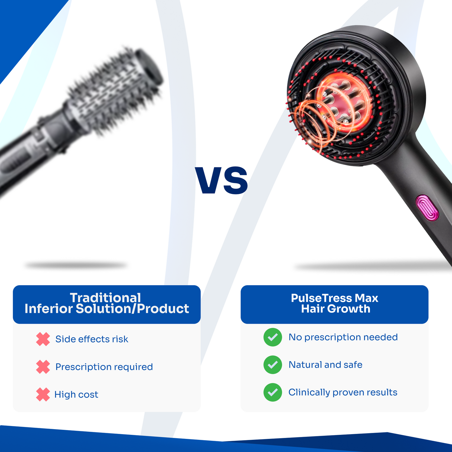 PulseTress Max ™ - Hair Growth Brush