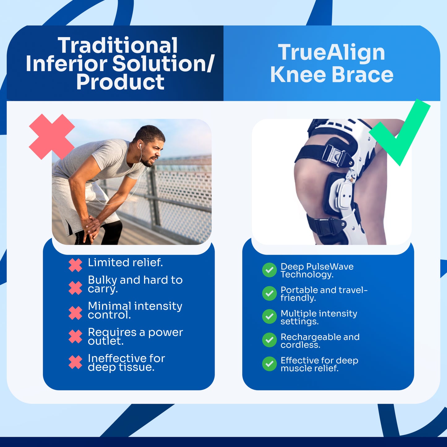 TrueAlign® - Knee Brace + 3 FREE Gifts Today