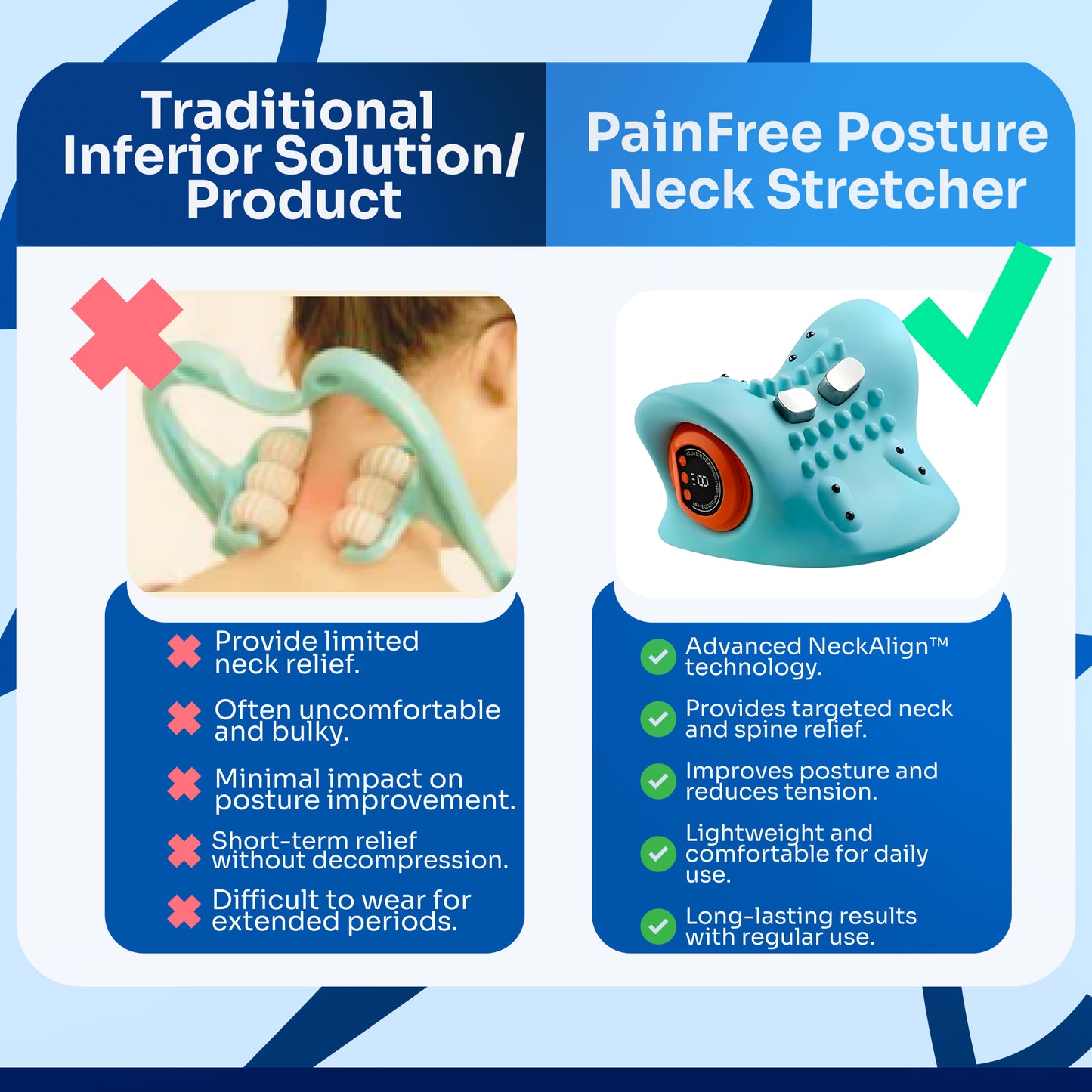 PainFree® Posture Neck Stretcher