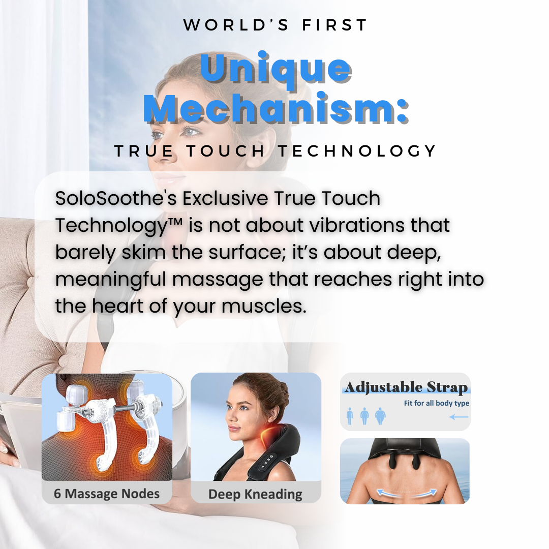 SoloSoothe™ PRO True Touch Shiatsu Massager