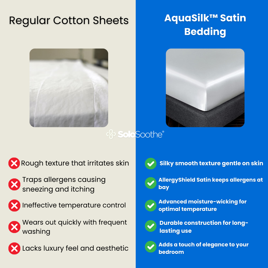 AquaSilk™ Satin Bedding