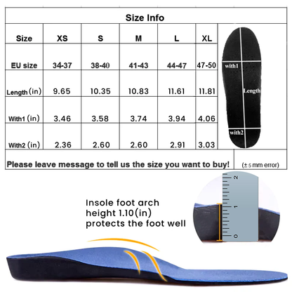 BioArch Comfort ™ Support Einlegesohlen