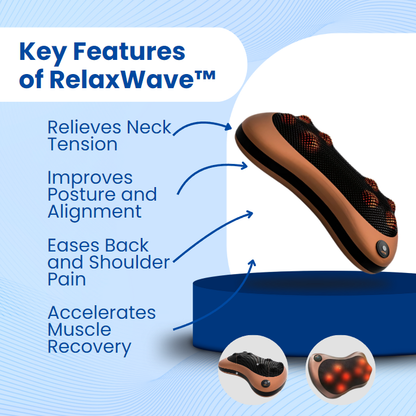 RelaxWave™ Massagegerät für Haus und Auto