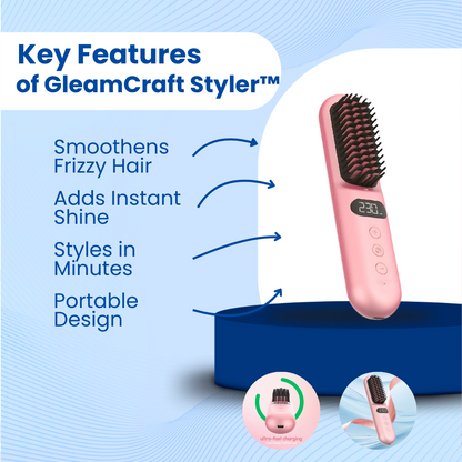 GleamCraft Styler™ Hair Straightening Comb