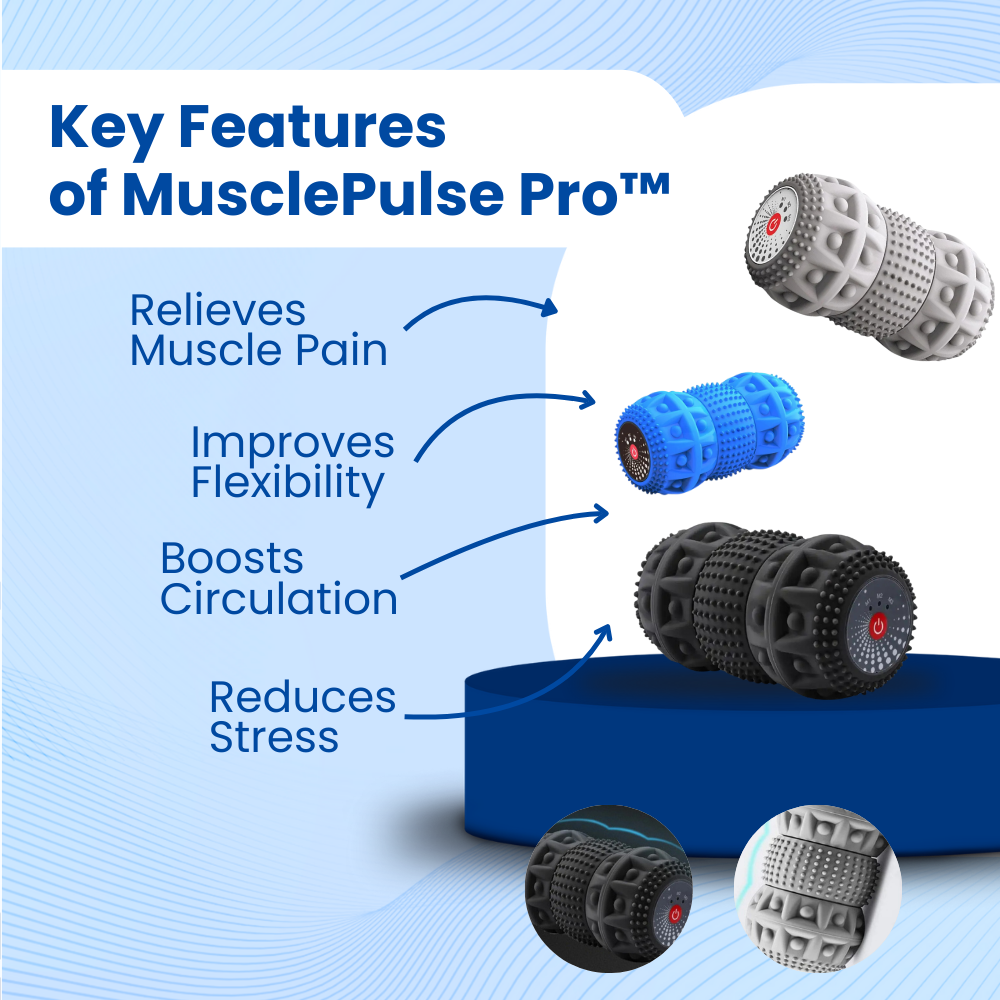 MusclePulse Pro™ Roller Vibrating