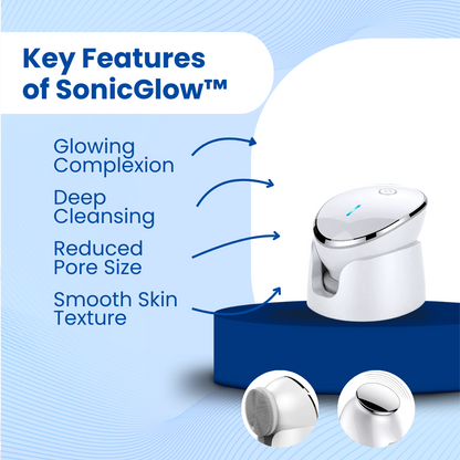 SonicGlow™ Ultrasonic Facial Brush