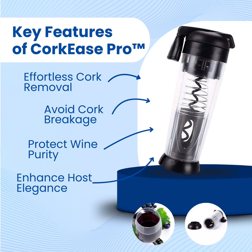 CorkEase Pro™ Wine Bottle