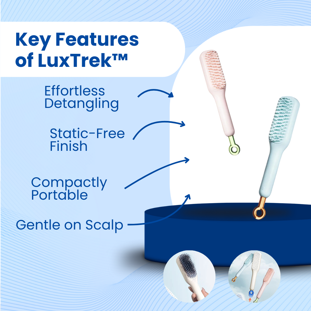 LuxTrek Retractable™ Hair Comb