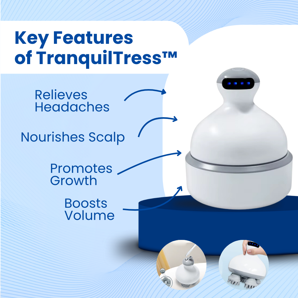 TranquilTress Massager™  Massager Handheld