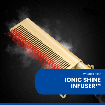 GroomGlide Comb™ Hair Straightener Comb