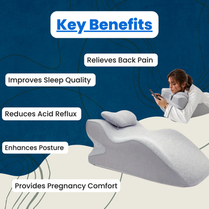 ComfortCradle - Ergonomic Wedge Pillow