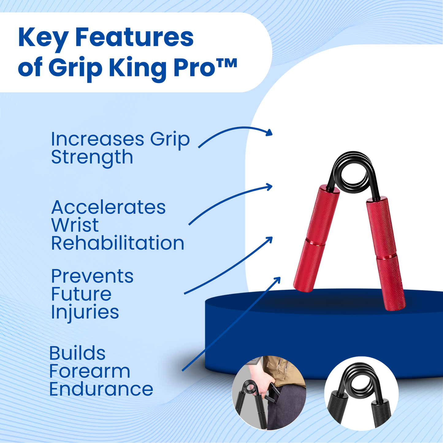 Grip King Pro - Hand Grips