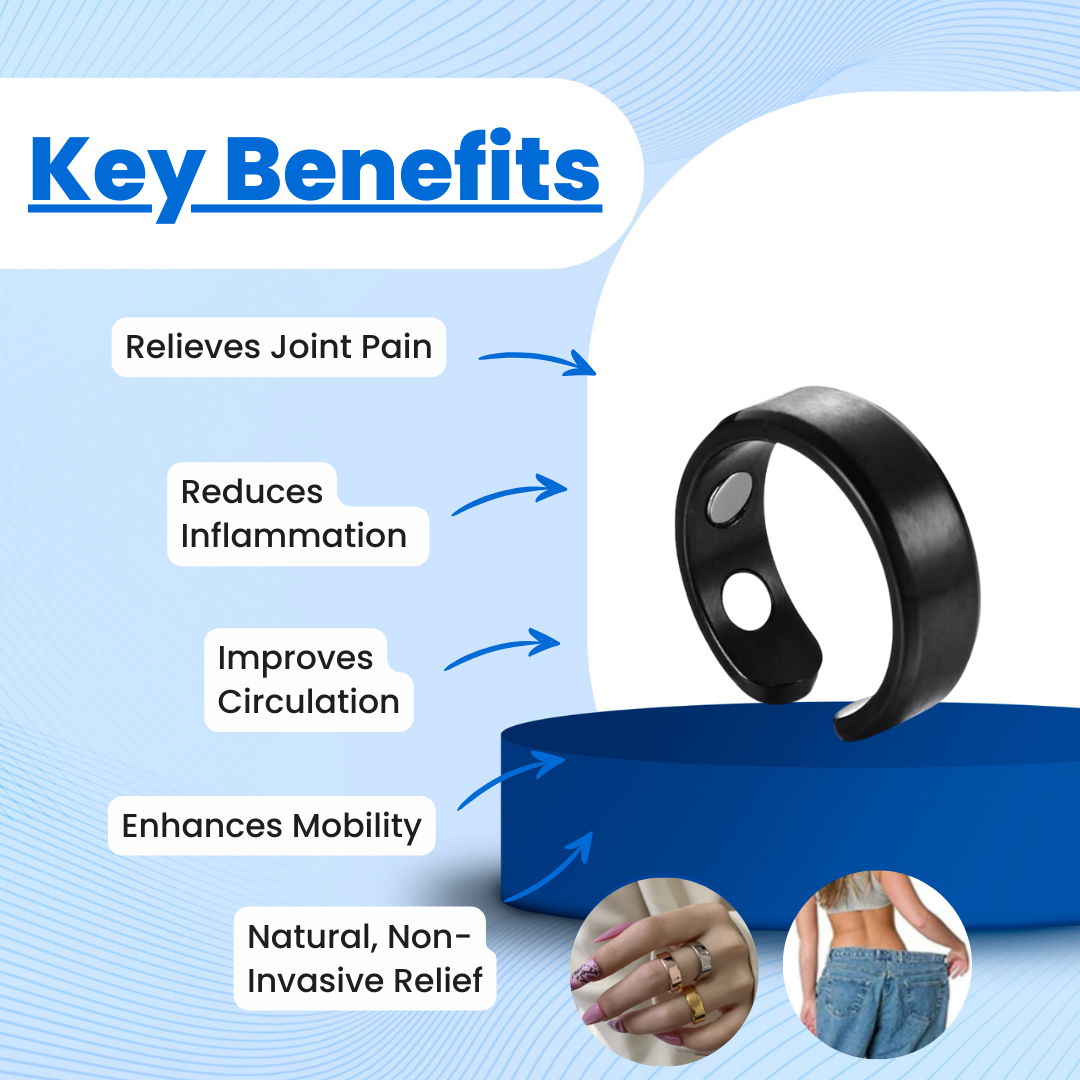 MagnoFlex™ Ring - Adjustable Magnetic Pain Relief