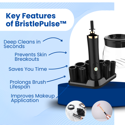 BristlePulse™ - Makeup Brush Cleaner