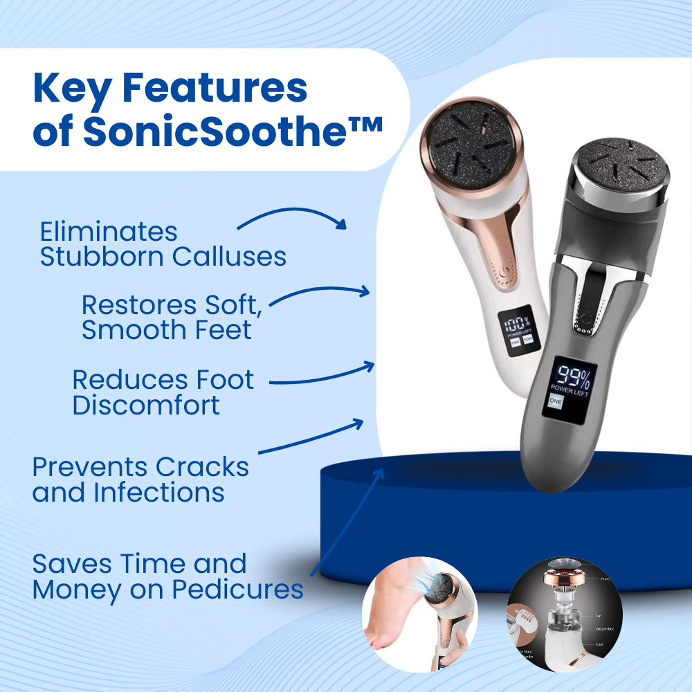 SonicSoothe™ - Foot Callus Remover