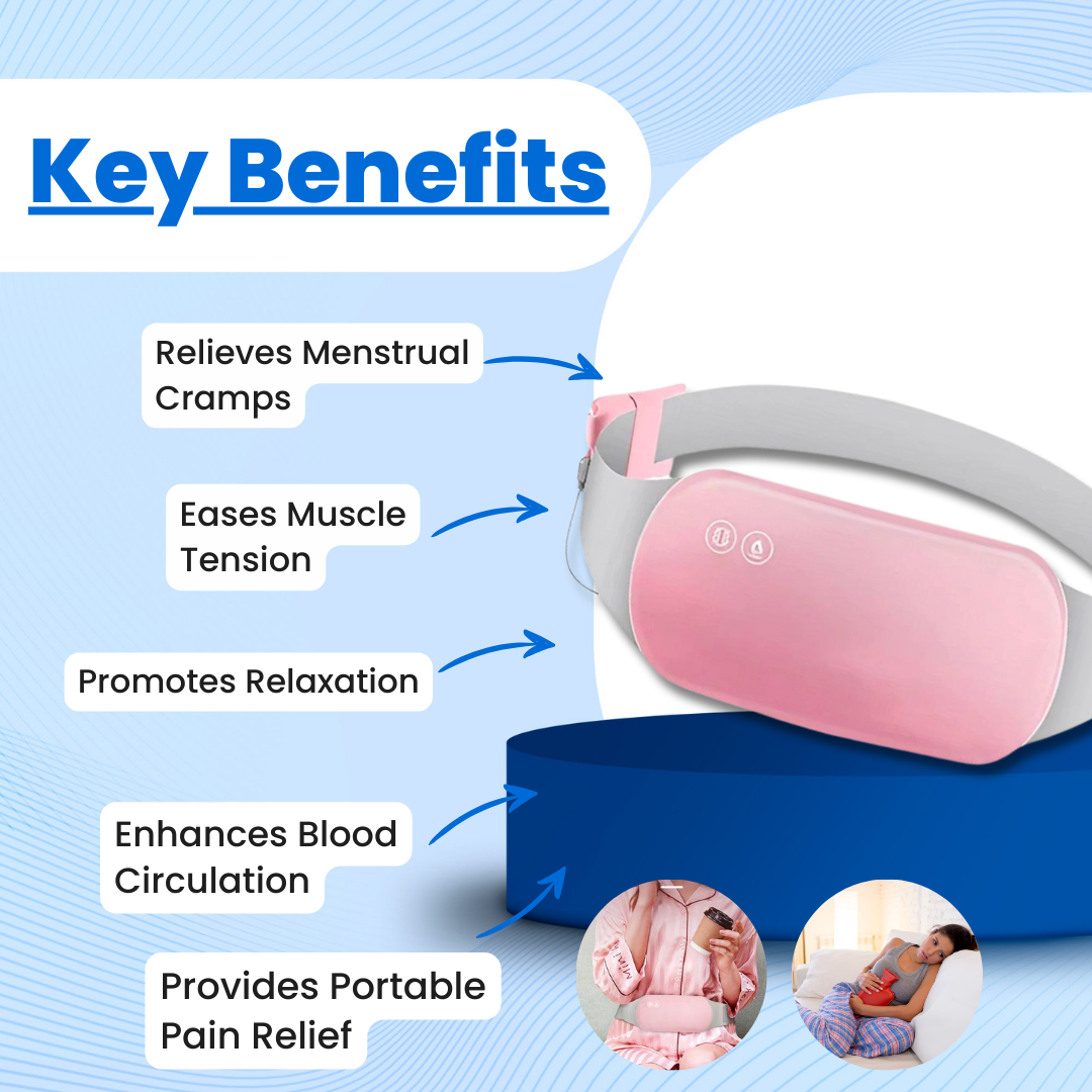 SoothFlow™ - Menstrual Heating Pad