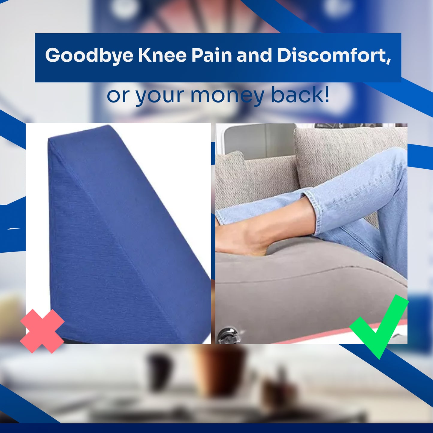 ComfortLift Knee Support Cushion