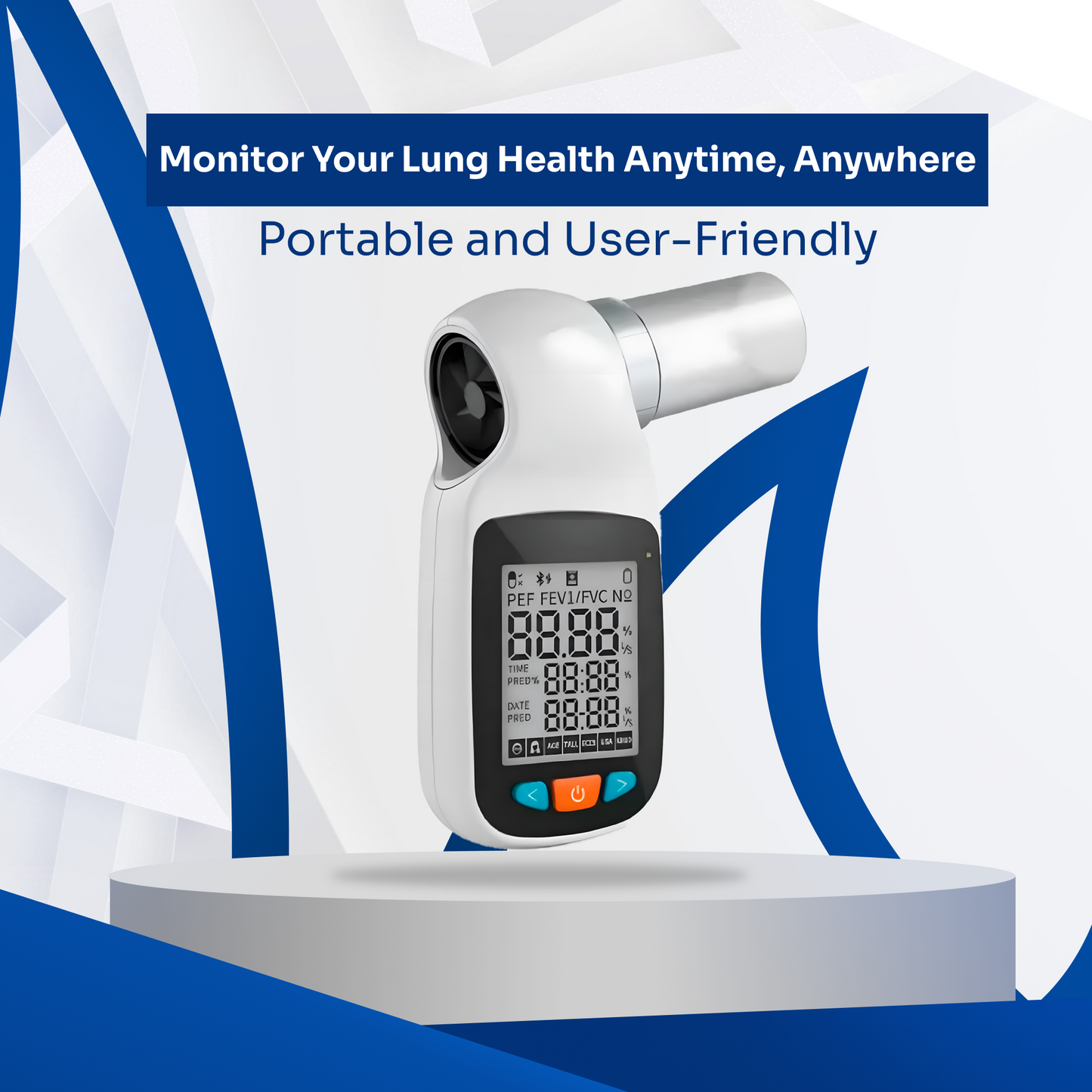 BreathMonitor Pro™ Spirometer