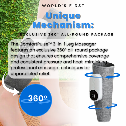 ComfortPulse™ 3-in-1-Beinmassagegerät