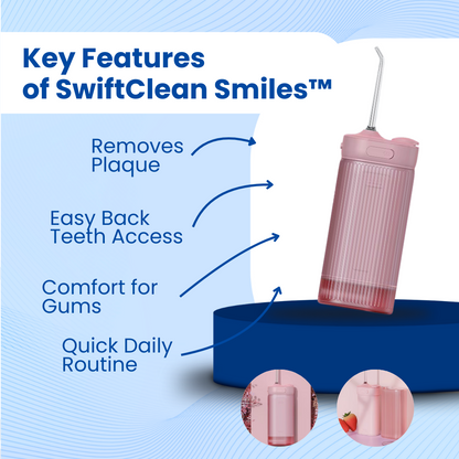 SwiftClean Smiles™ Water Flosser