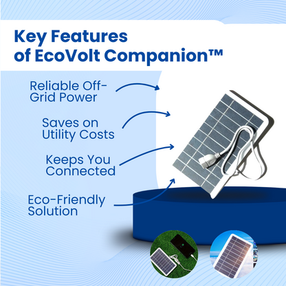 EcoVolt Companion™ Solar Panel Charger