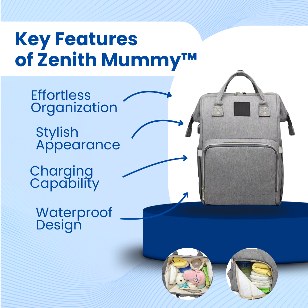 Zenith Mummy Connector™  Bag for Baby Hospital