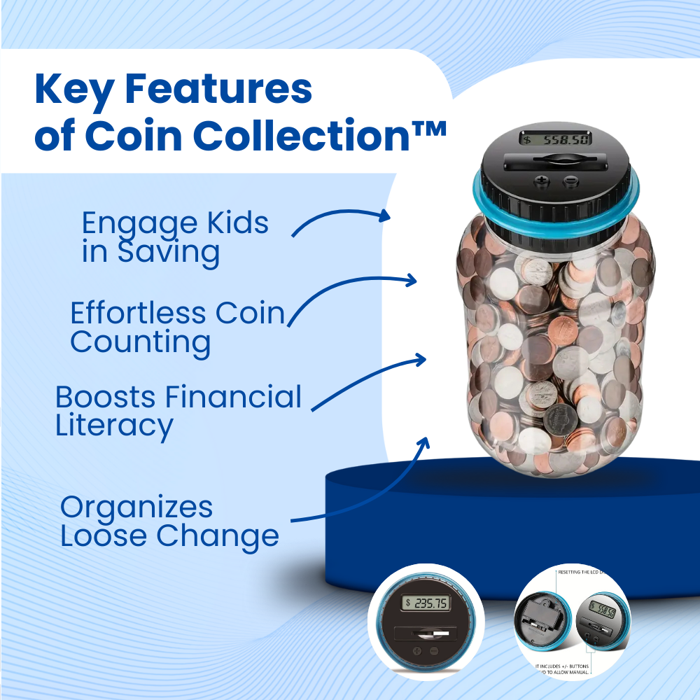 Coin Collection™ Electronic Coin Bank