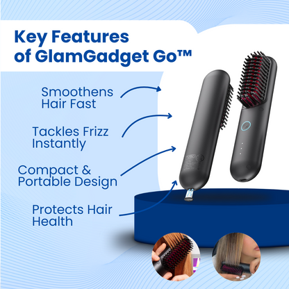 GlamGadget Go™ Hair Straightener