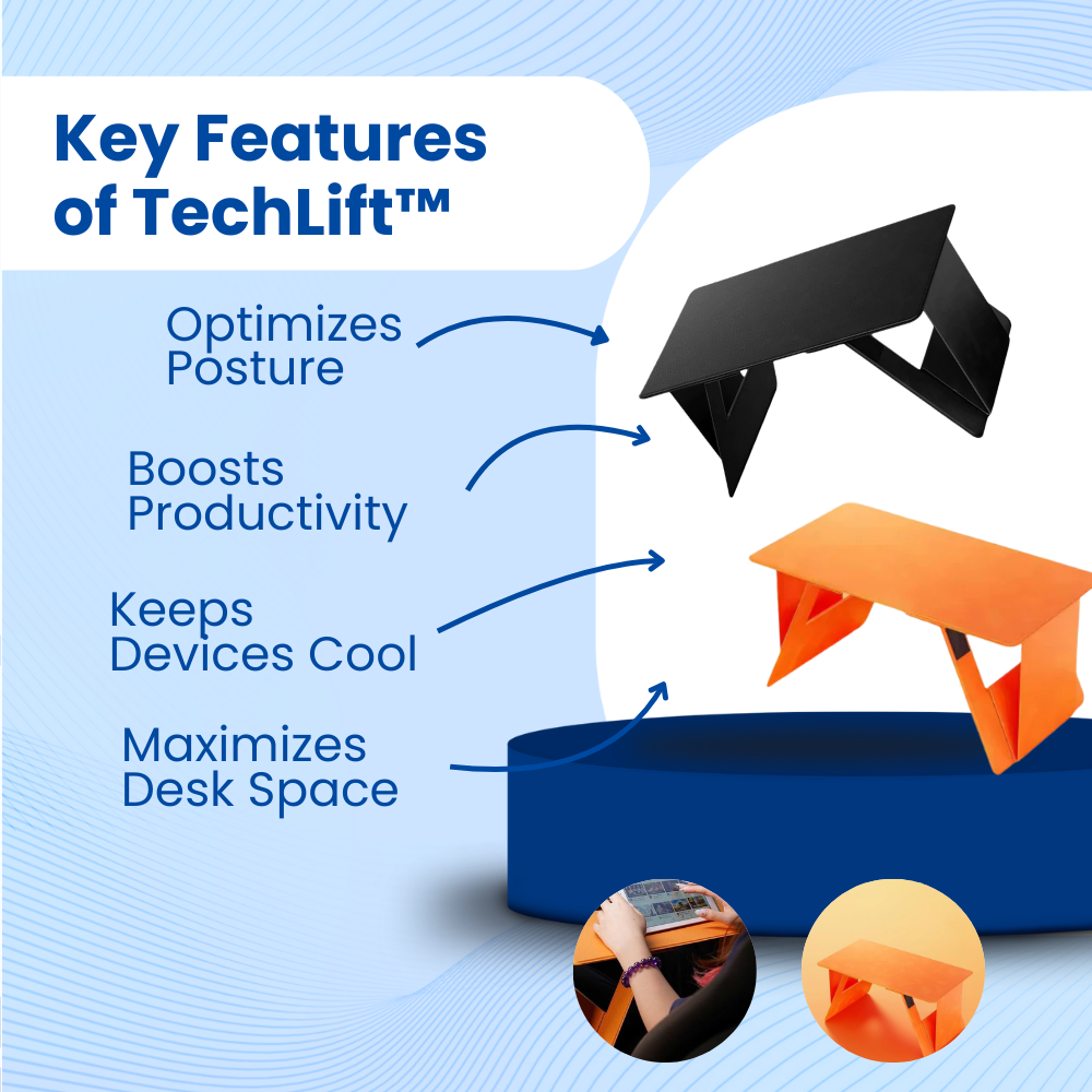 TechLift Stability Stand™ Lightweight laptop