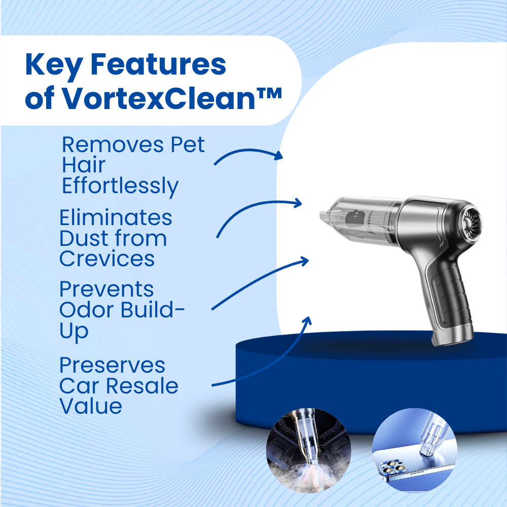 VortexClean™ Car Vacuum