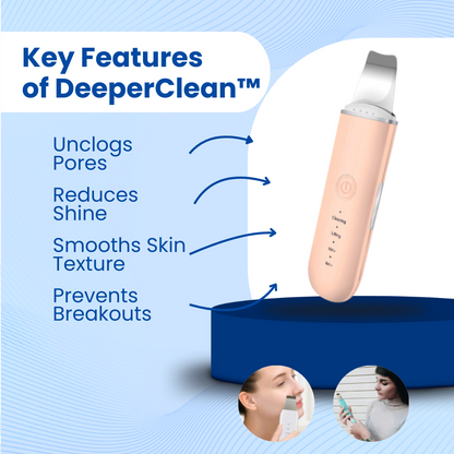 DeeperClean™ Ultrasonic Skin Scrubber