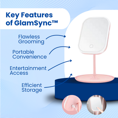 GlamSync™ LED Vanity Mirror