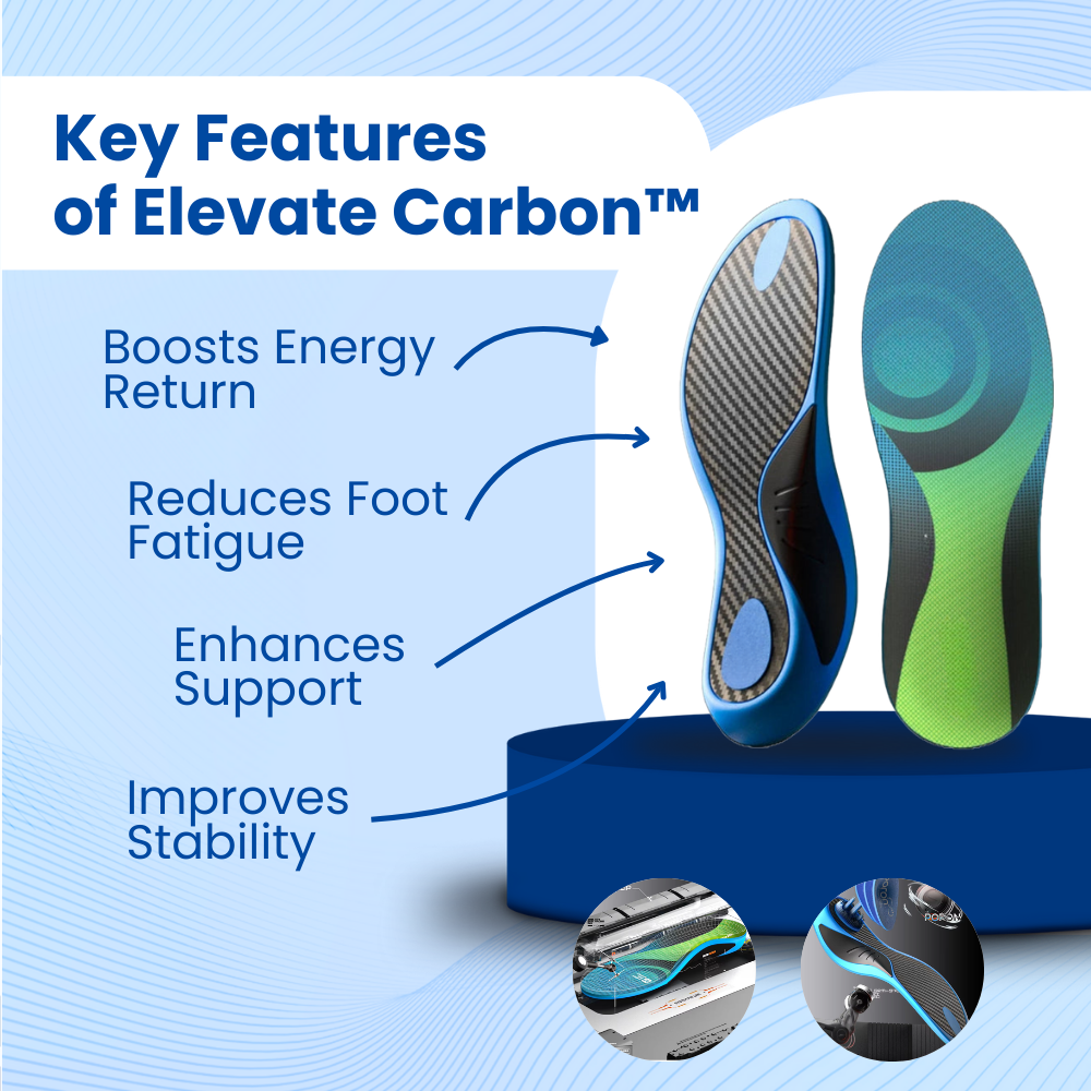 Elevate Carbon™ Athletic Insoles