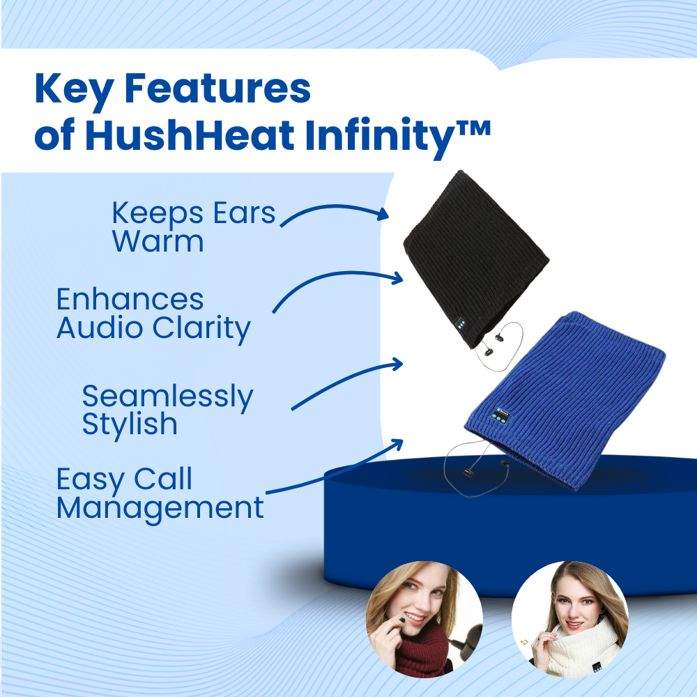 HushHeat Infinity™" Bluetooth Headphones