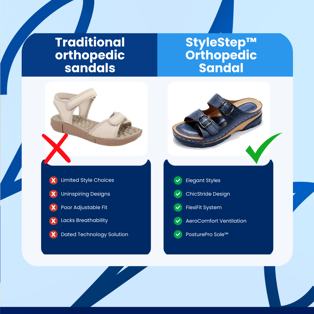 StyleStep™ Orthopedic Sandal