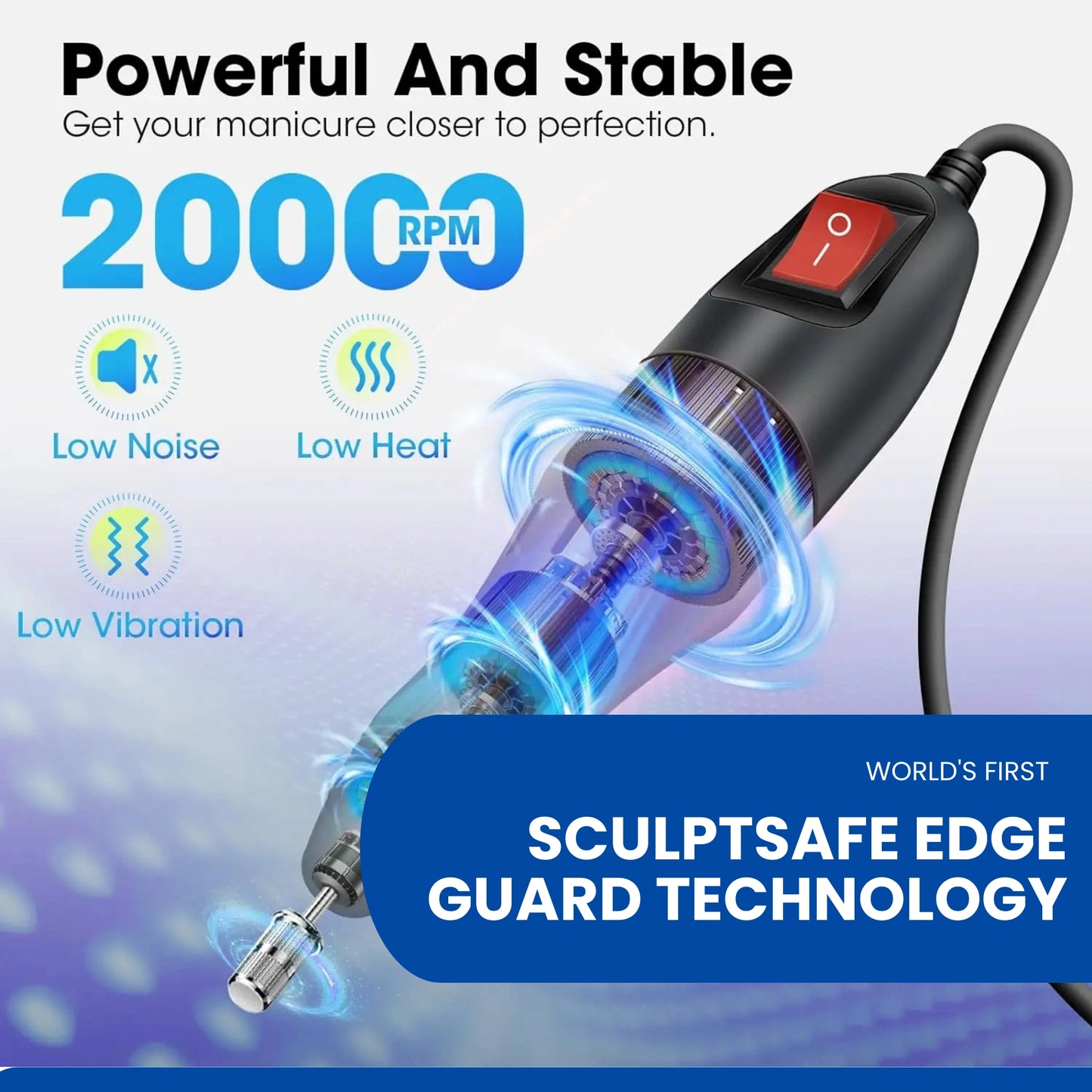 TurboEdge™ Nail Drill Machine