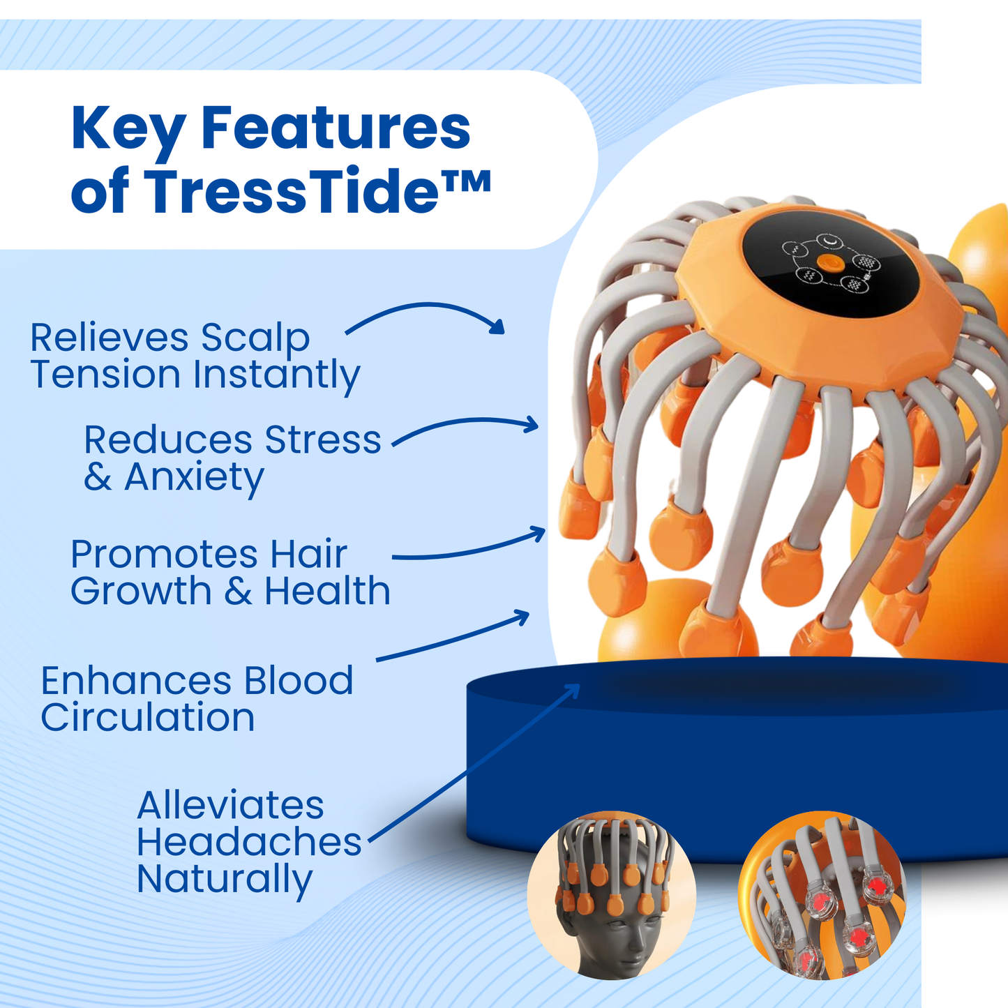 TressTide™ - Scalp Massager