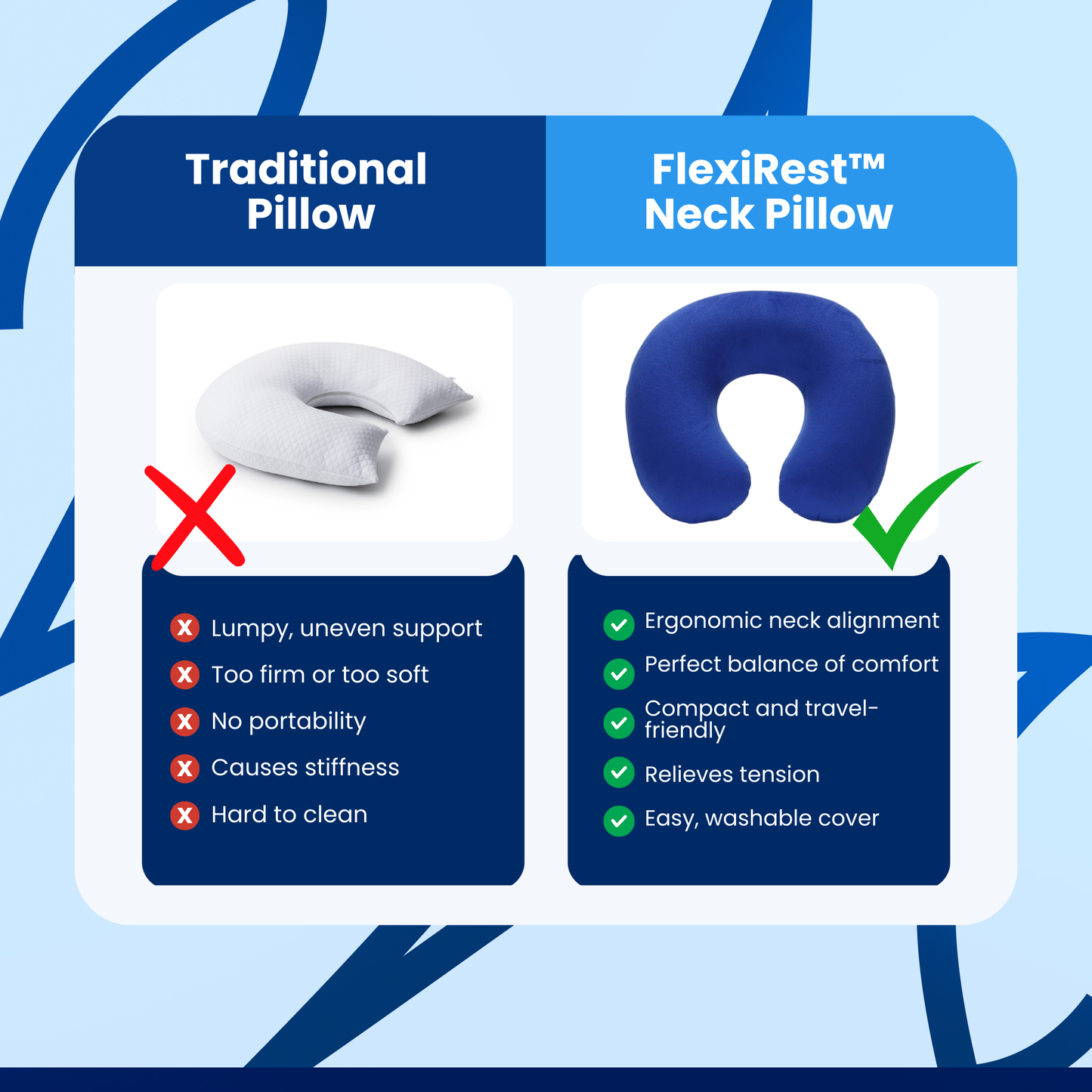 FlexiRest™ Neck Pillow