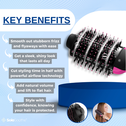 VortexDry Pro™ Hair Dryer Brush