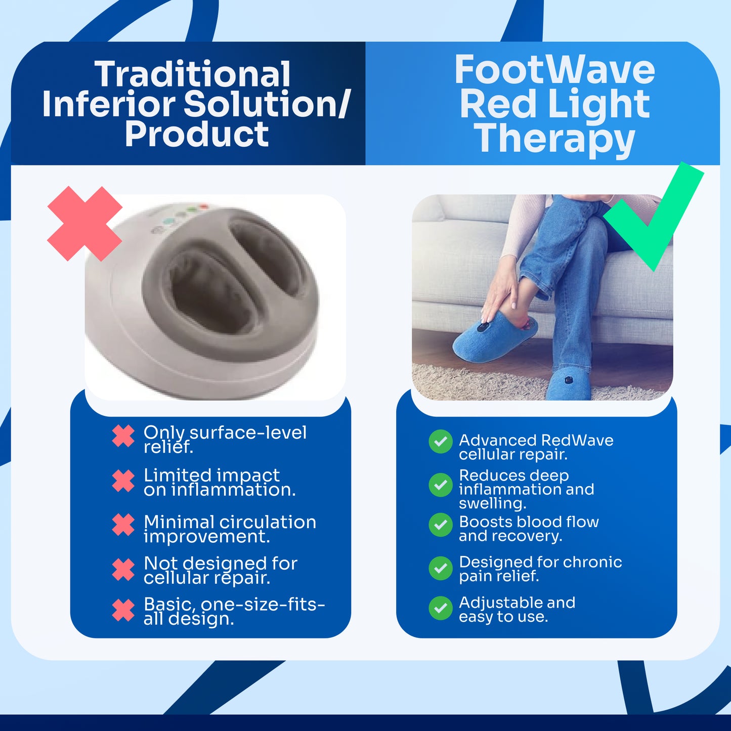 FootWave® - Red light therapy for feet + 3 FREE Gifts Today