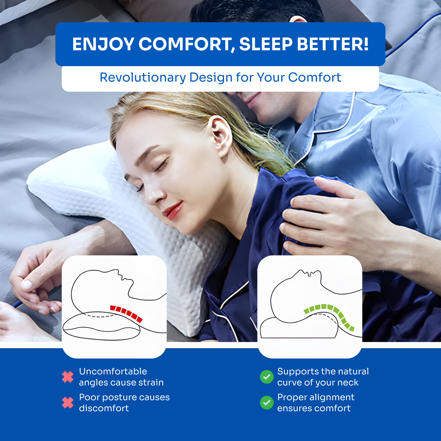 ComfortWave™ Cuddle Pillow Memory Foam