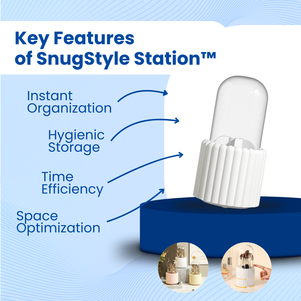 SnugStyle Station™ Cosmetic Organizer