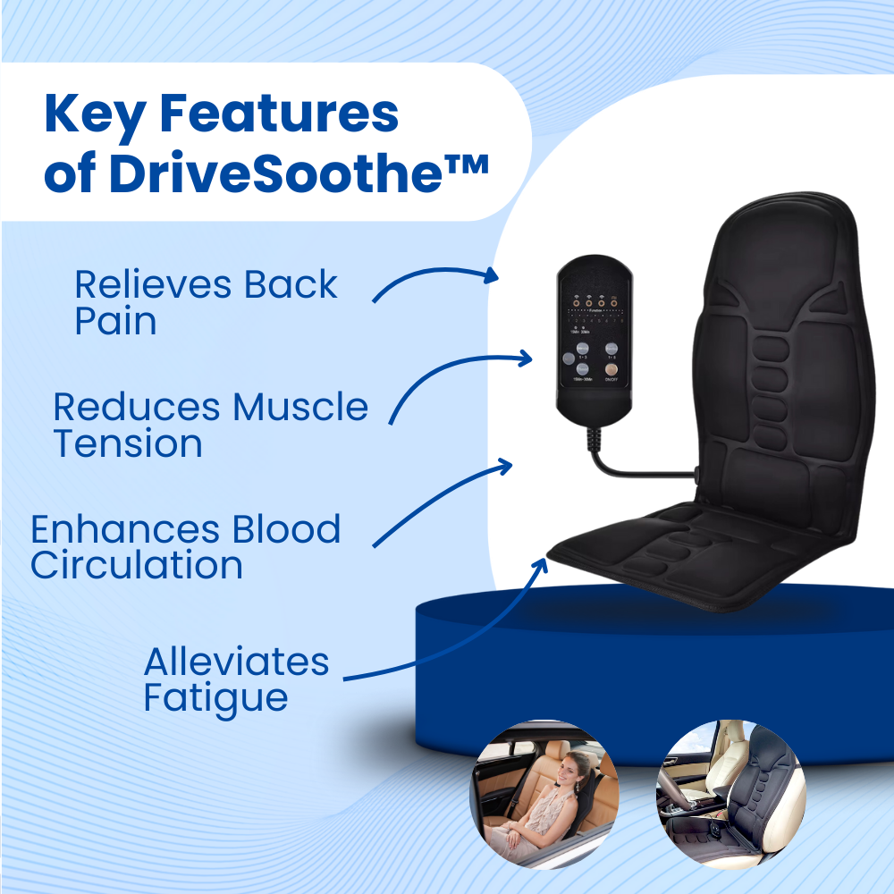 DriveSoothe™ Heated Seat Cushion